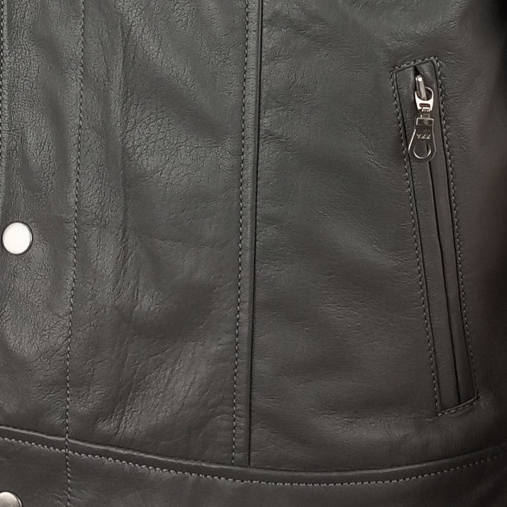 Moto Leather Vest