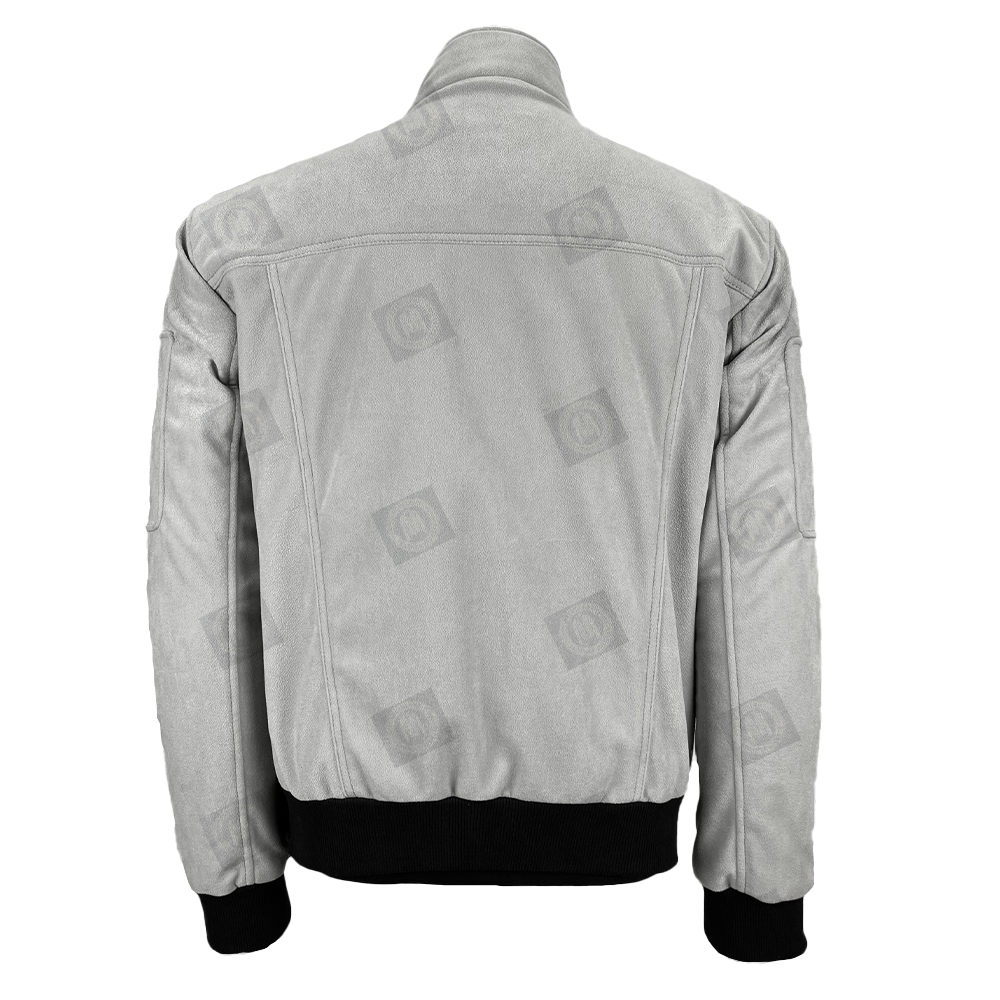 Men's White Woolen Jacket