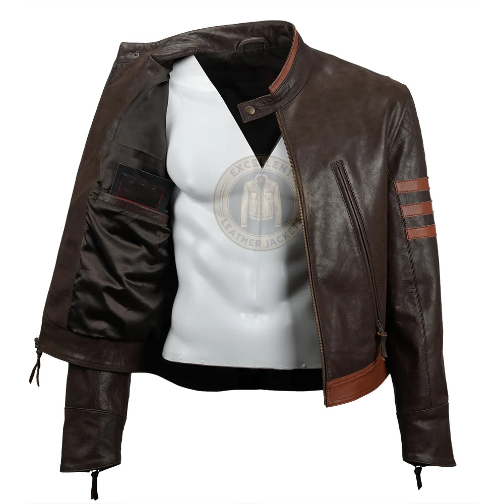 Wolverine X-Men Origins Lederjacke 