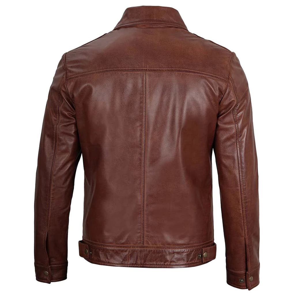 Men's Brown Leather Jacket