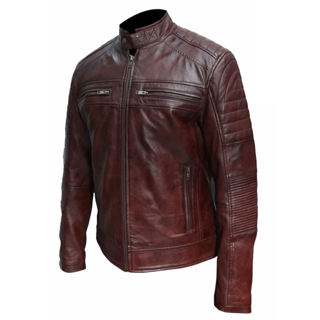 men-brown-wax-biker-jacket