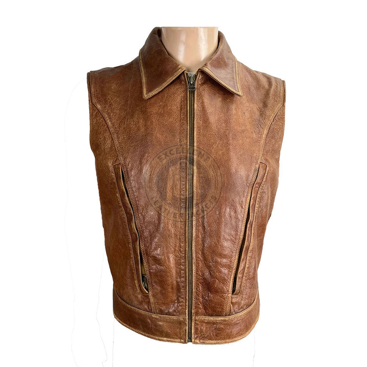 mens-brown-leather-vest