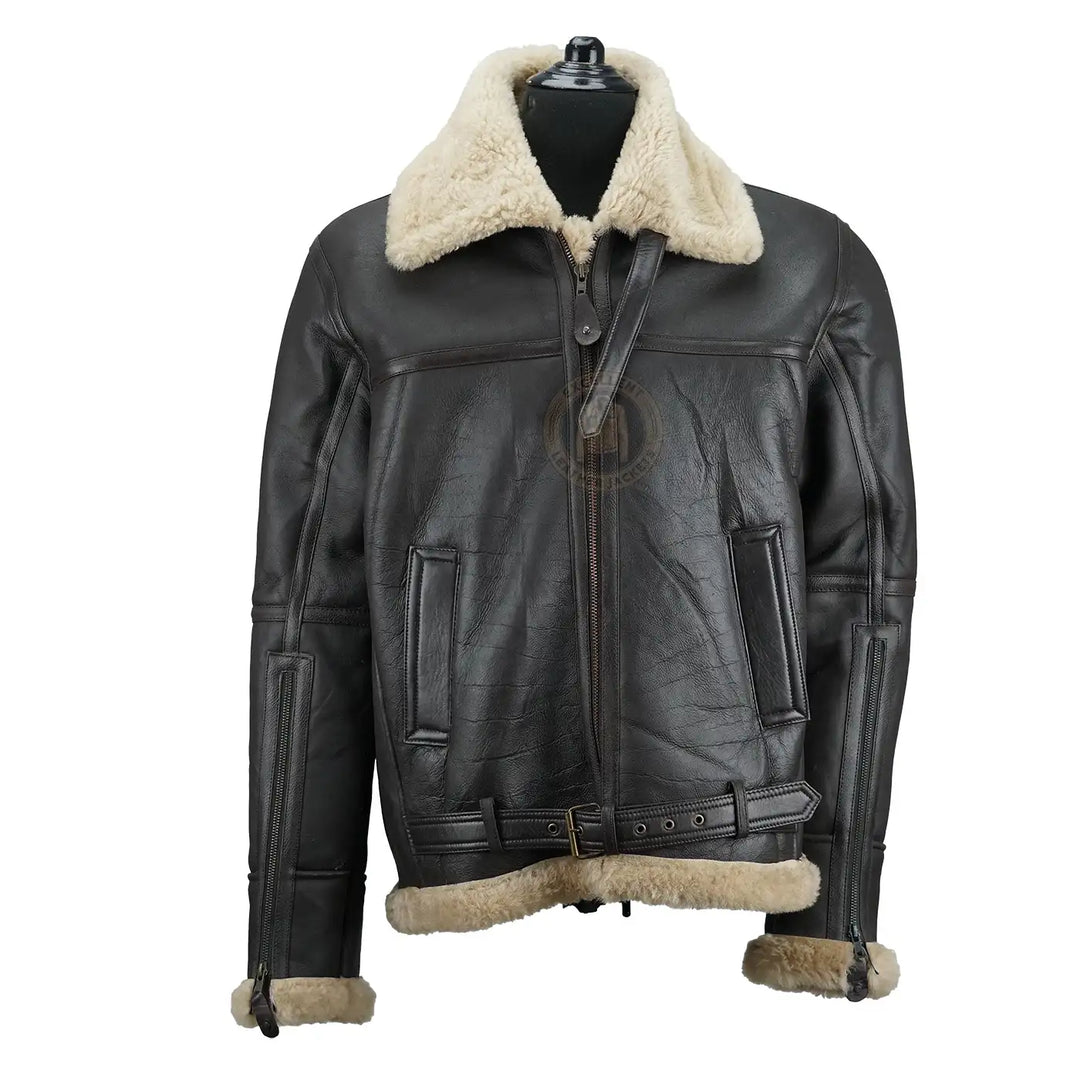 aviator leather jacket