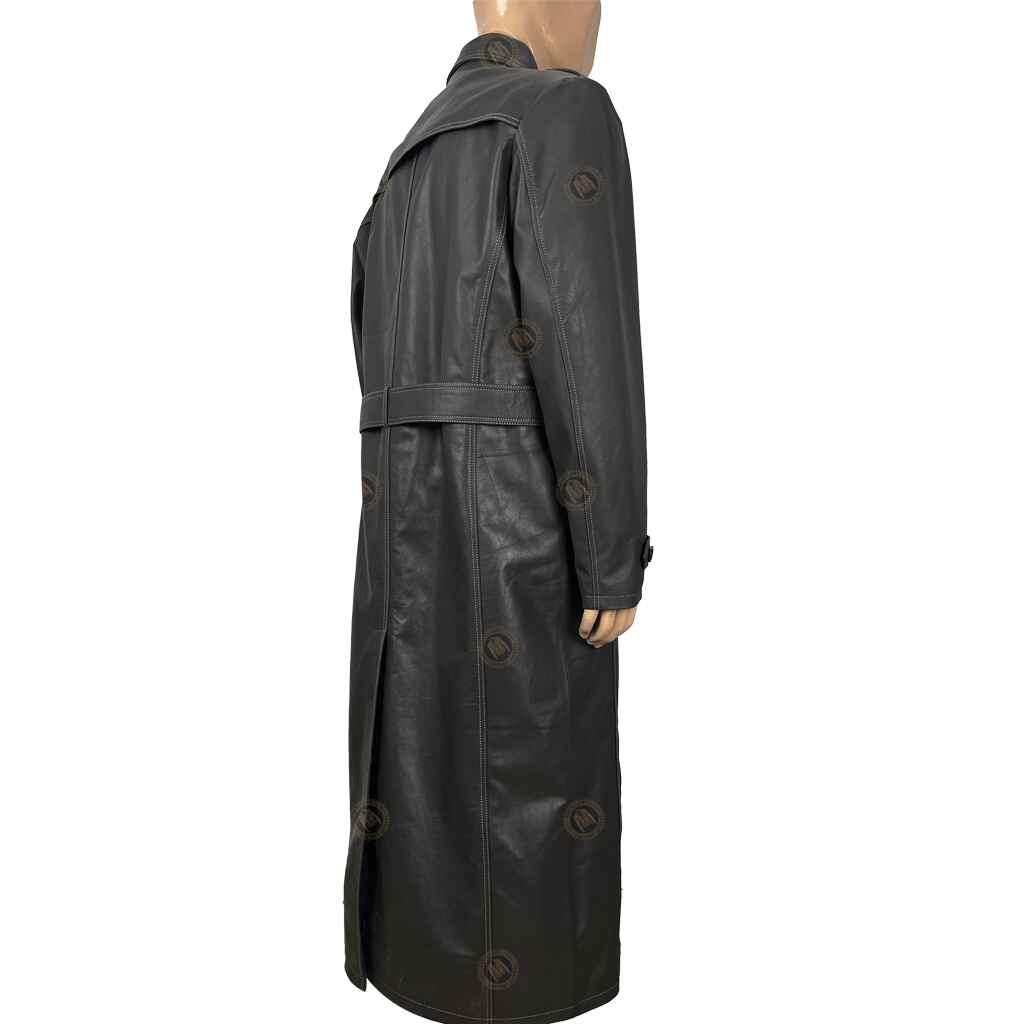 Quadrophenia Ace Face Leather Coat | Sting Grey Overcoat